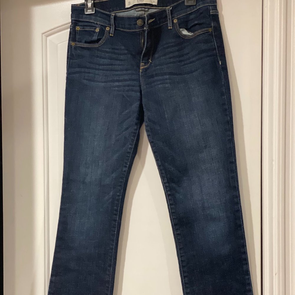 Abercrombie & Fitch Indigo Straight Leg Jeans